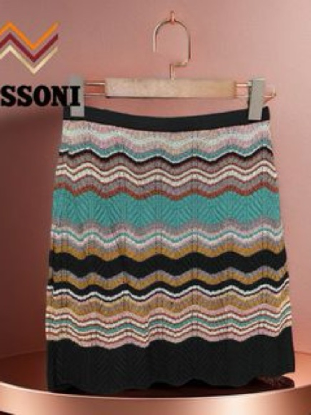 M by Missoni knit skirt